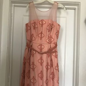 Eva Franco Pink Lace Dress