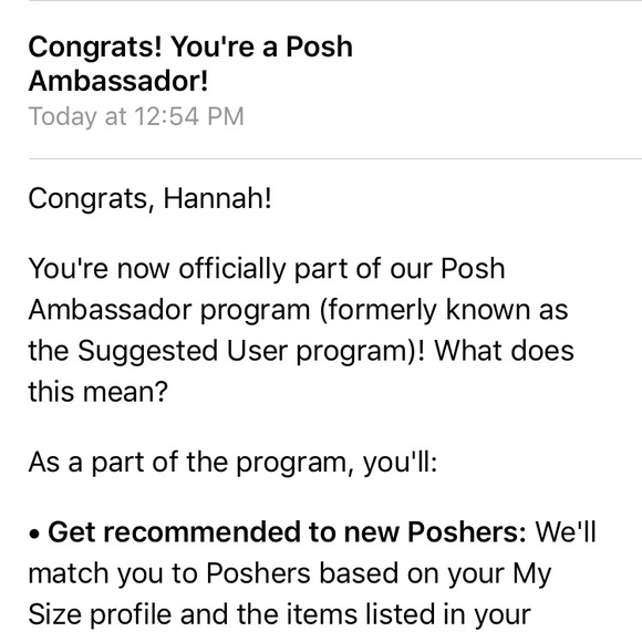 Official Posh Ambassador! - Picture 2 of 2
