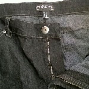 Forever 21 Black Skinny Jeans Plus Size