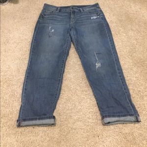 JLO boyfriend cut jeans size 10 like new