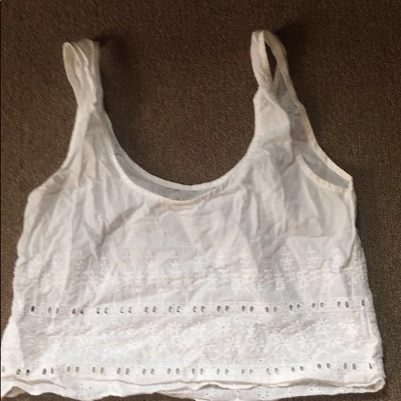 Pacsun x LA Hearts white girly crop top size XS - Picture 2 of 3