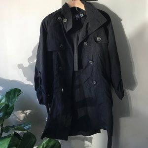 Seven Jean S Black Raincoat
