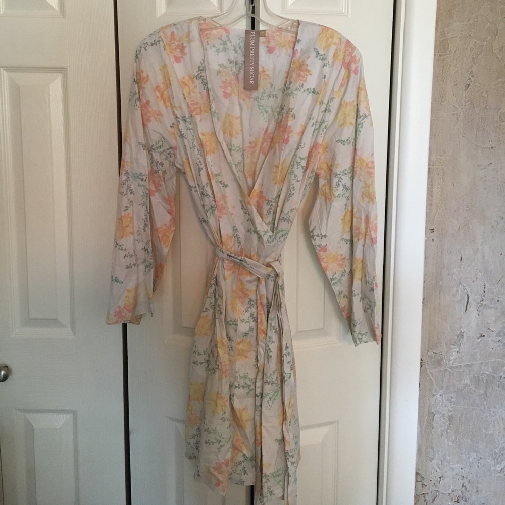 Floral robe