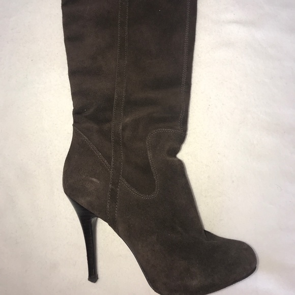 Guess Brown Leg Warmer Suede Boots Size 7.5 - Picture 1 of 4