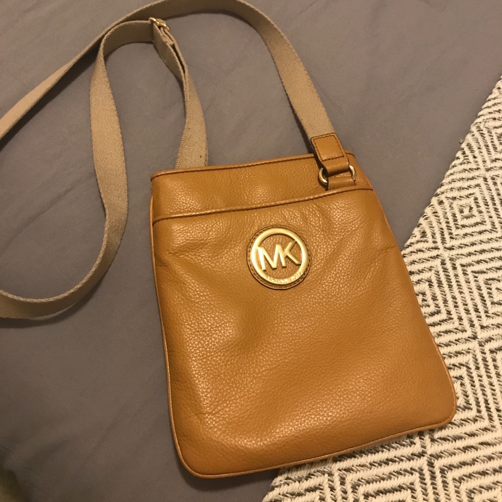Michael Kors Tan Leather Satchel