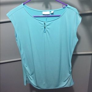 New York & Co. Turquoise Blouse