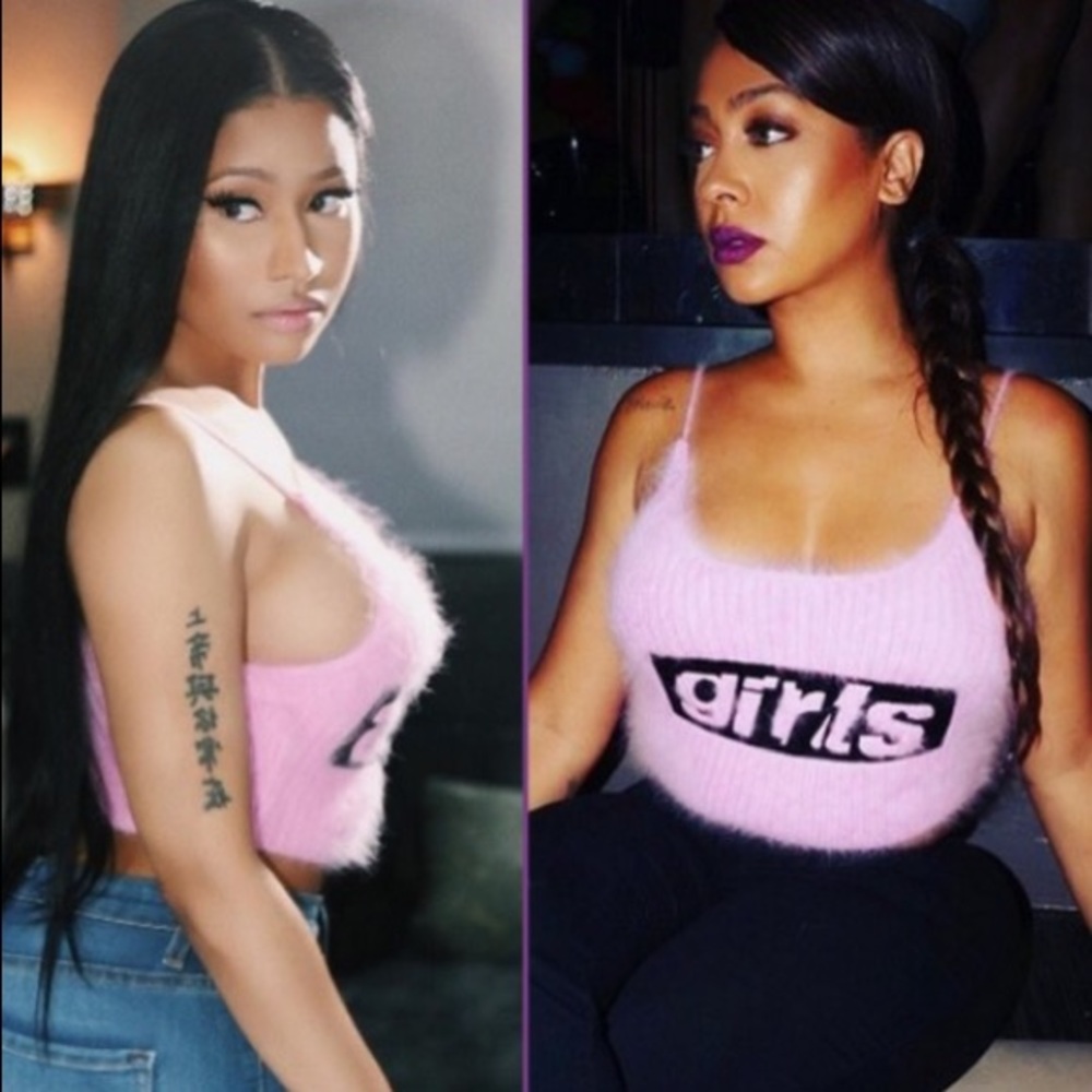 Alexander Wang Cropped Tank Top GIRLS