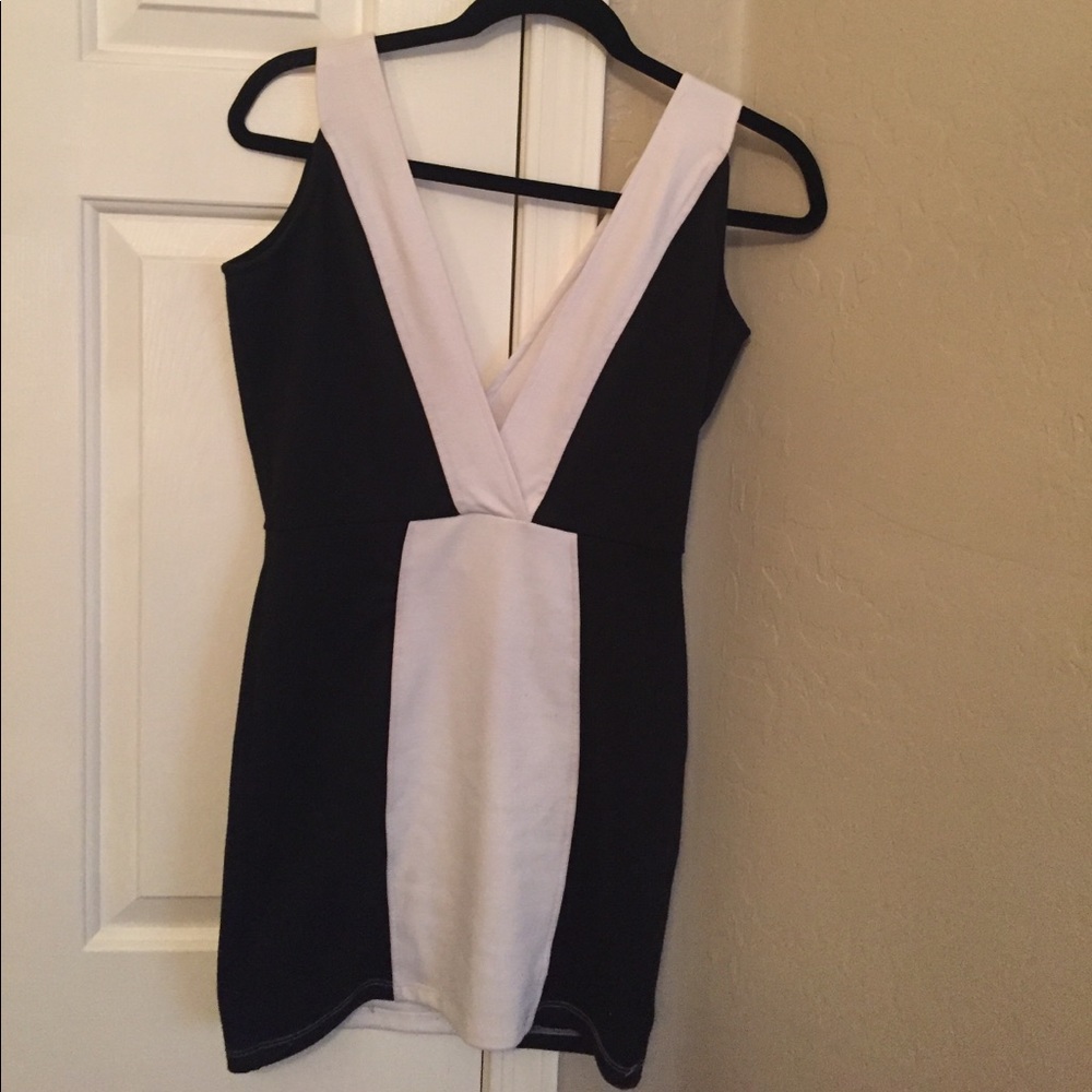 Black and White Dress from Nasty Gal