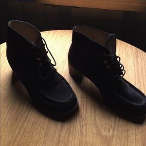 Nine & Co suede booties-lightly worn