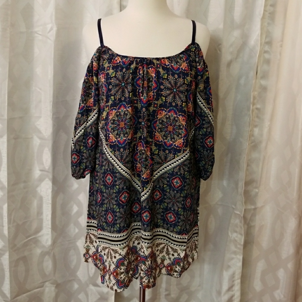 Baily Blue Medium Blouse