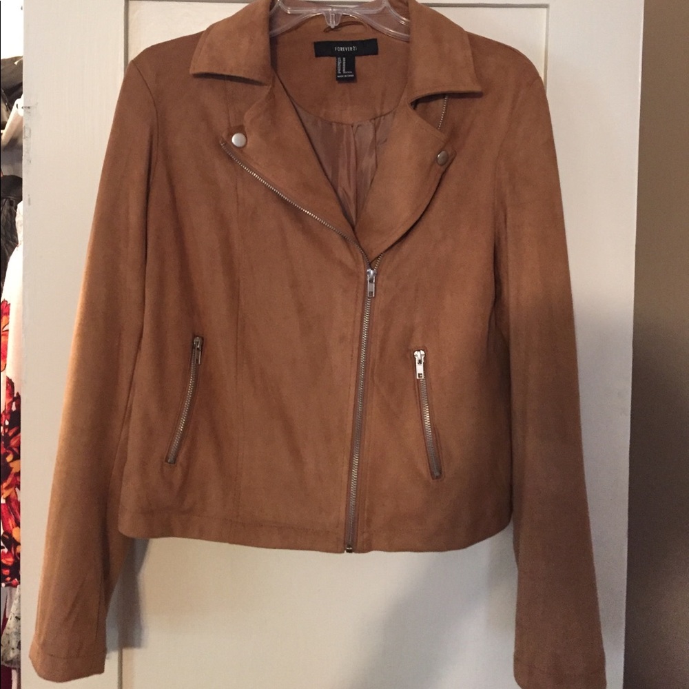 Suede forever 21 jacket