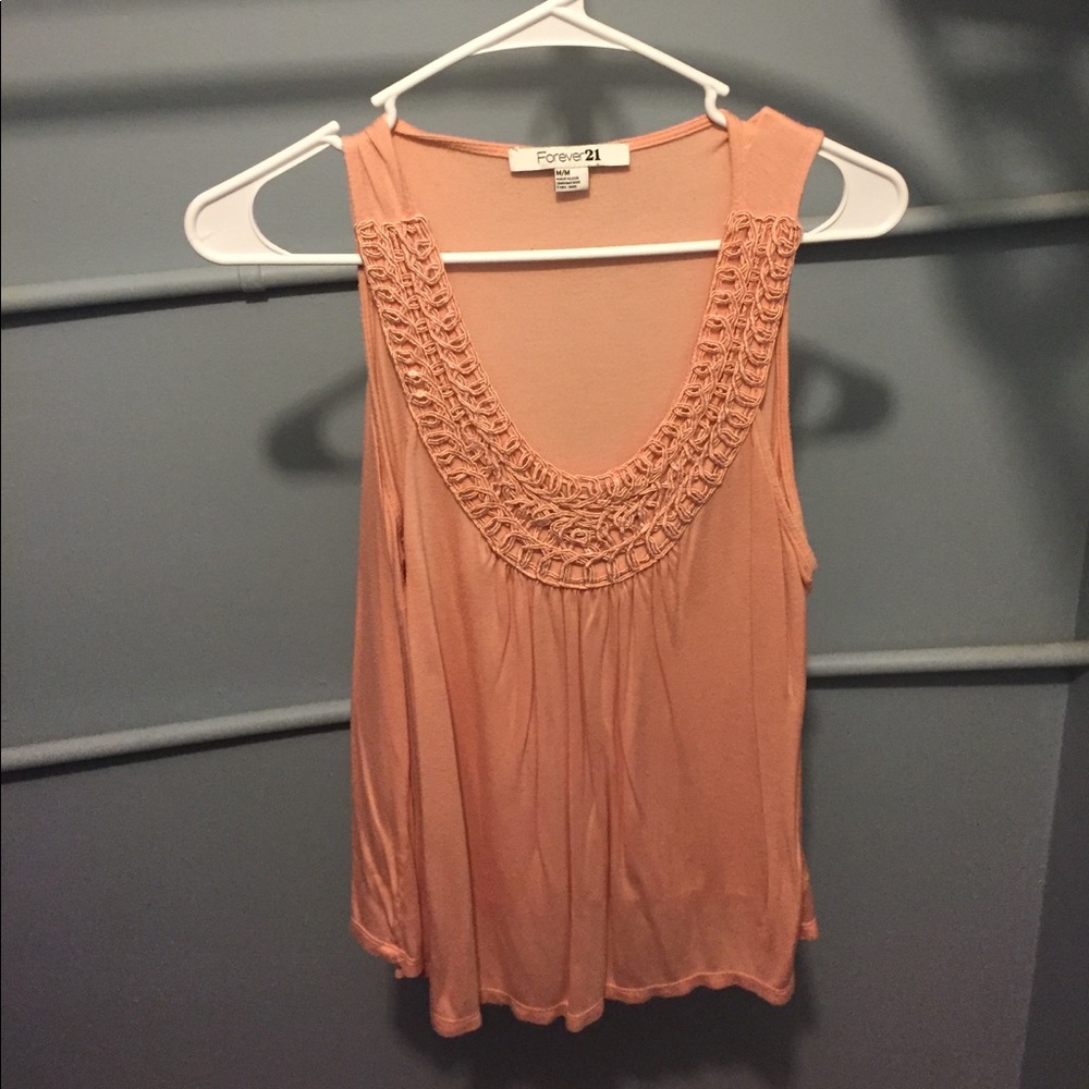 Forever 21 Peach Tank Top