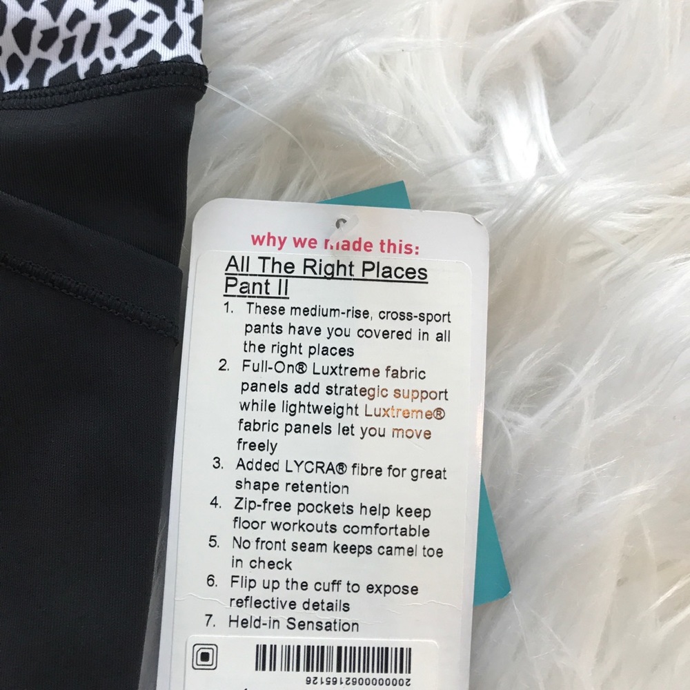 • Lululemon • All The Right Places Black Leggings - Picture 5 of 5