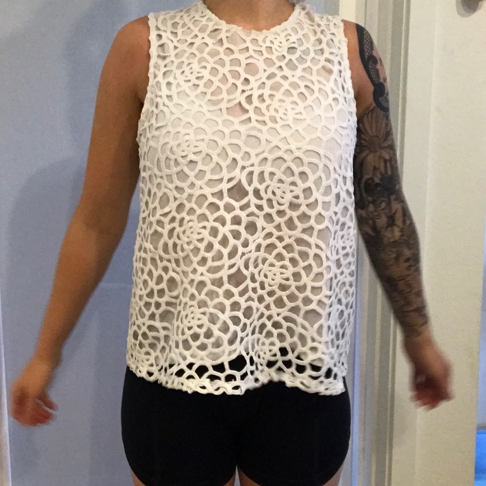 Textured tank top