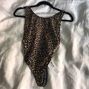 NWT Leopard bodysuit