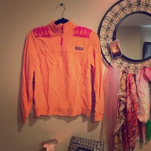 Orange Vineyard Vines Pullover