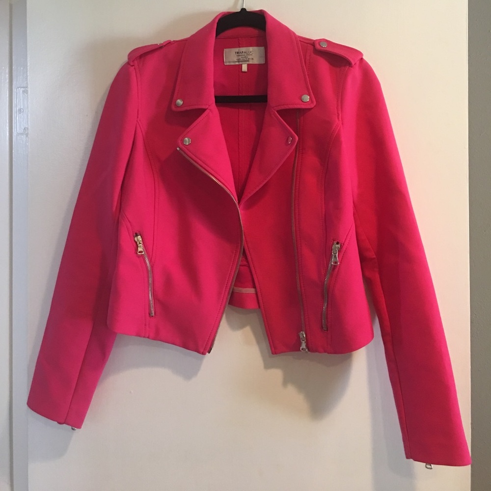 Pink Moto Jacket