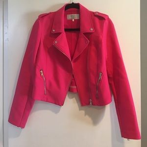 Pink Moto Jacket