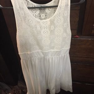 White cotton dress