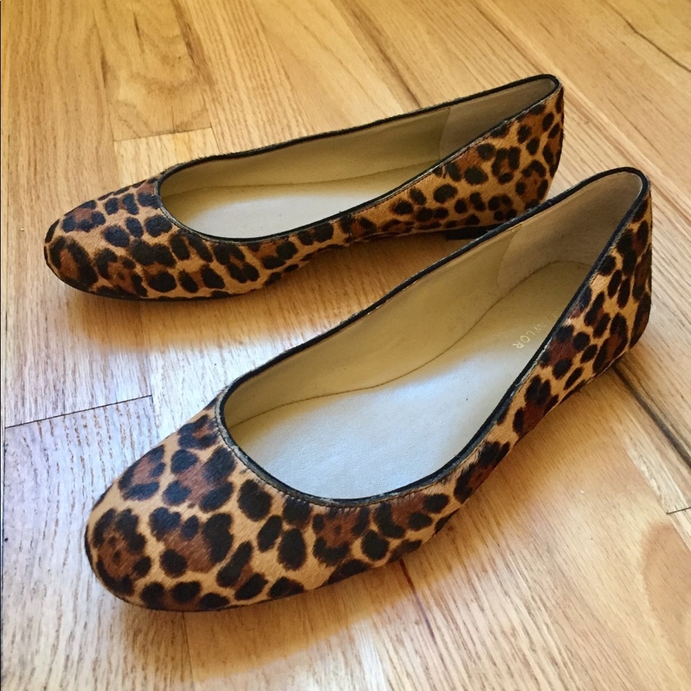 Ann Taylor Leopard Flats