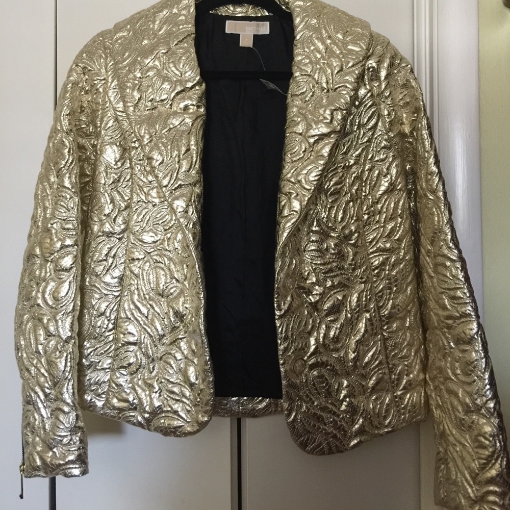 Michael Kors gold blazer/jacket
