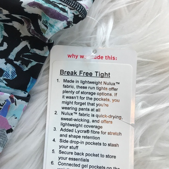• Lululemon • Break Free Tight Culture Clash New - Picture 6 of 6