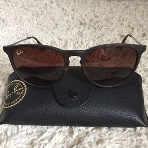 Ray-Ban Erika tortoise frame gradient lens