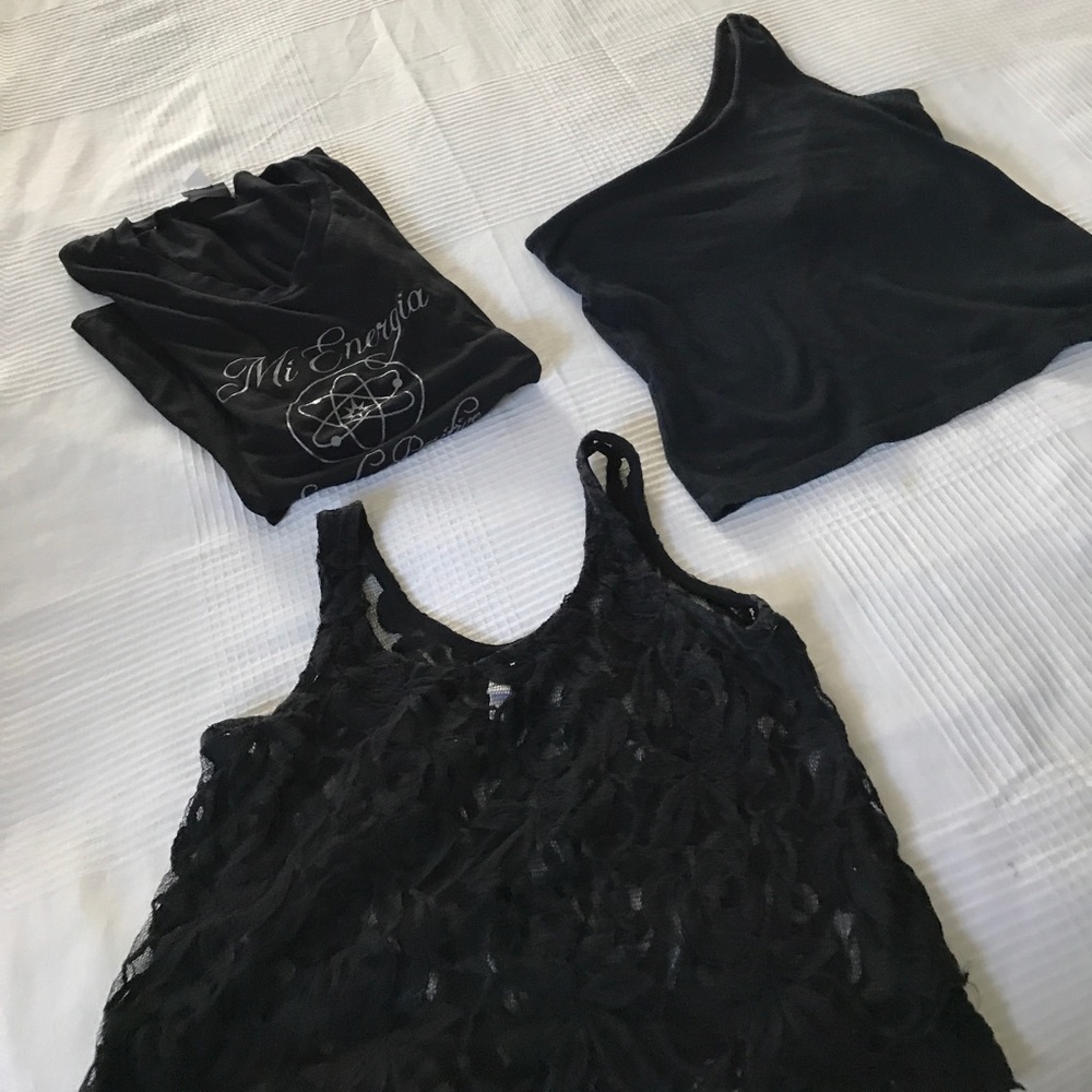 3 pc for 5.00 black cute top