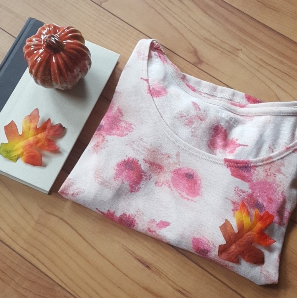 Pink Floral Long Sleeve Top