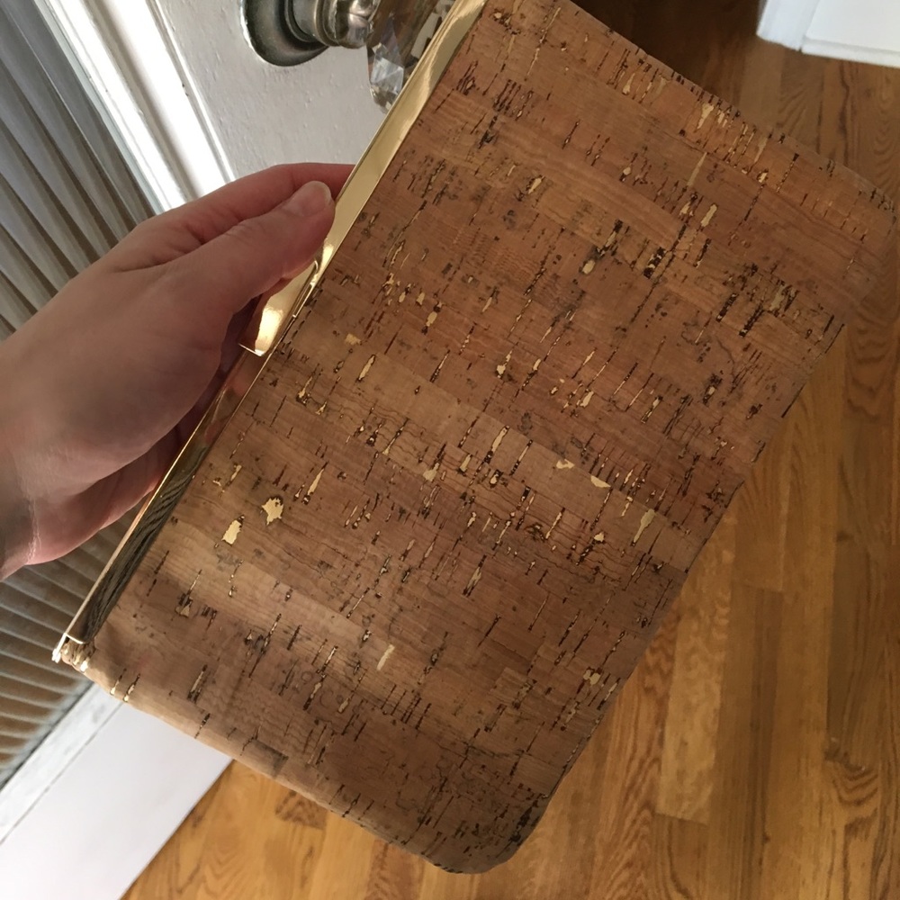J. Crew cork clutch