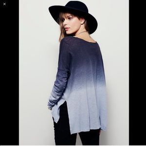 Free People "Starry Nights" ombré long sleeve