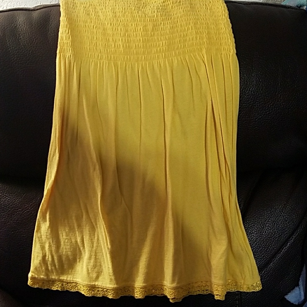 Strapless dress