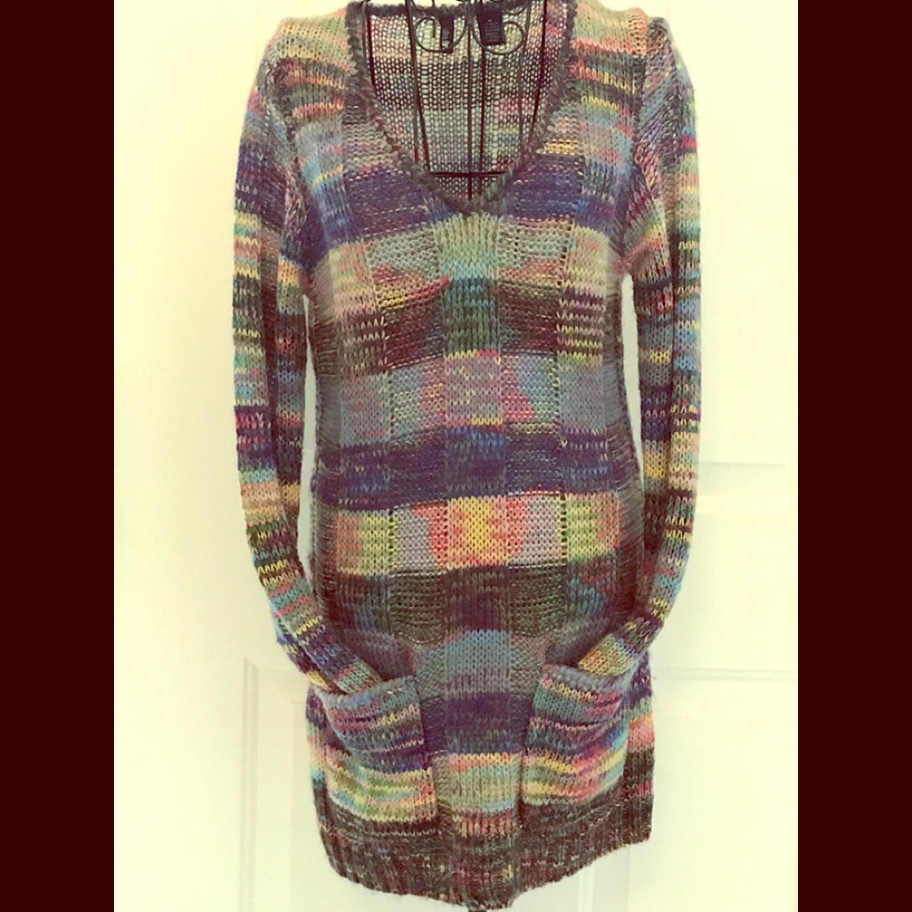 Multi colored sweater