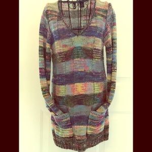 Multi colored sweater