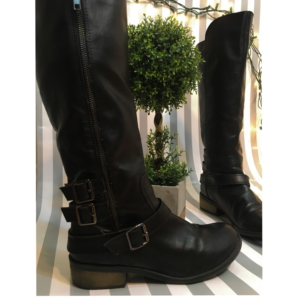 Black knee high boots women’s size 8 1/2