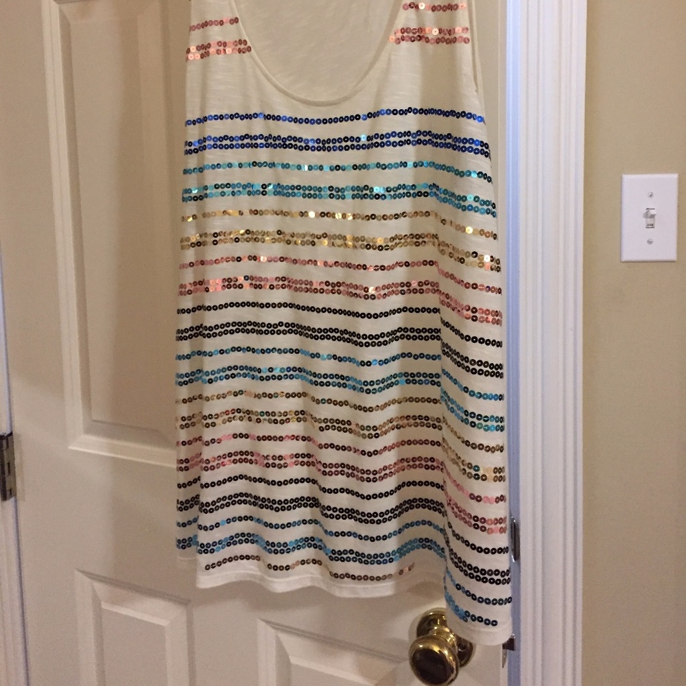 American Rag Sequin Tank - Picture 2 of 2