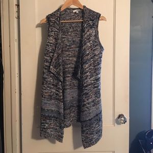 Sleeveless Sweater Vest/Duster