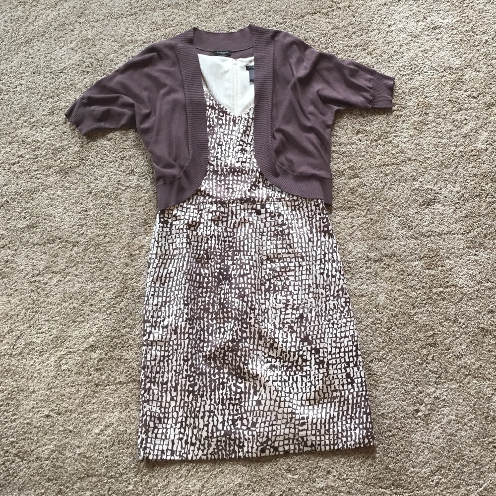 Ann Taylor Dress & Matching Sweater