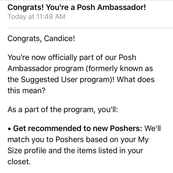 I'm a Posh Ambassador!! π - Picture 2 of 8
