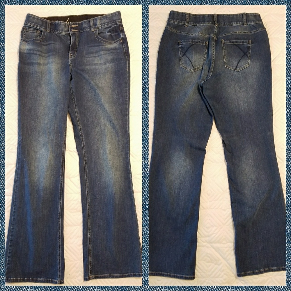Lane Bryant size 14 tall long bootcut jeans EUC