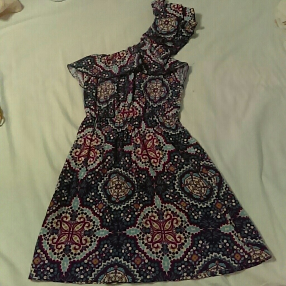 Xhilaration one shoulder dress