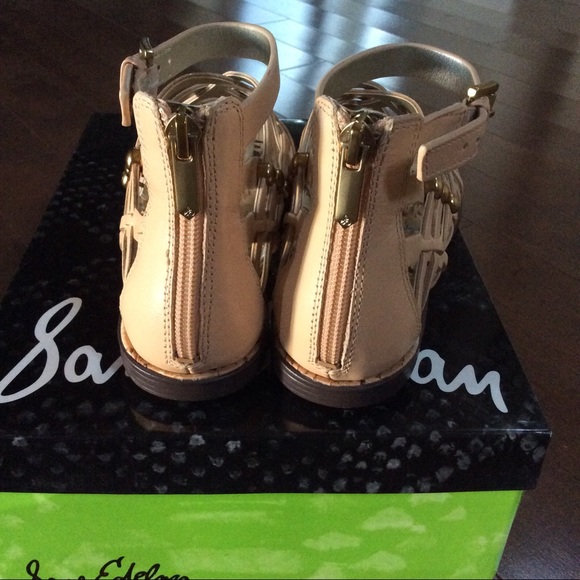 BNWOB Sam Edelman Beige Gardener Caged Sandal - Picture 7 of 7
