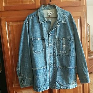 Vintage Oversized Calvin Klein Denim Jacket