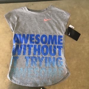 New Girls Jersey-Soft Nike Tee, tags on