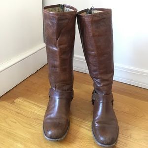Frye Phillip Harness Tall Boot (Extended Calf)