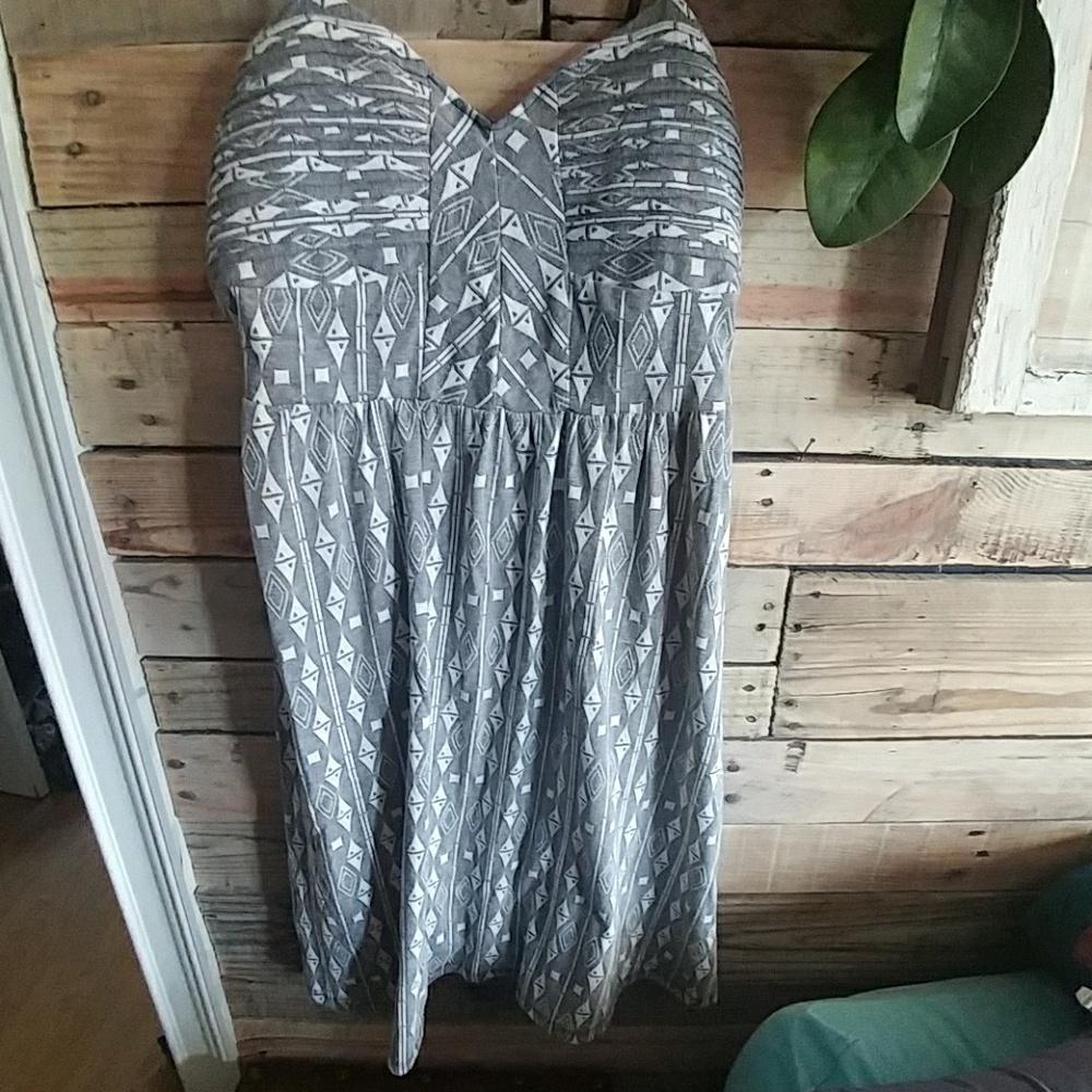 Anthropologie Lilka aztec print dress