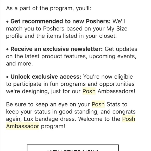 I'm a POSH AMBASSADOR ๐ - Picture 8 of 8