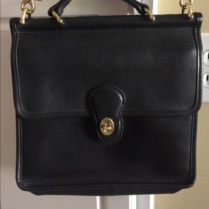 Vintage Black Coach Willis Bag