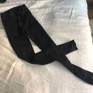 Jbrand Black highwasted skinny