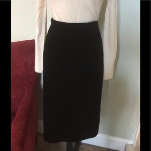 Gioia di Paolo Black Velvet Skirt Vintage